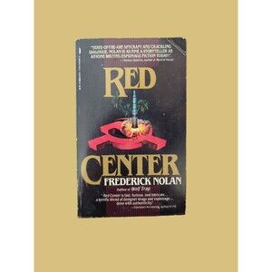 Red Center Mass Market Paperback Frederick Nolan Espionage Secret Agent Rare